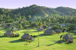 Rural Village in Fiji, Melanesia