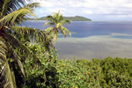 View from Nett in Pohnpei, Micronesia